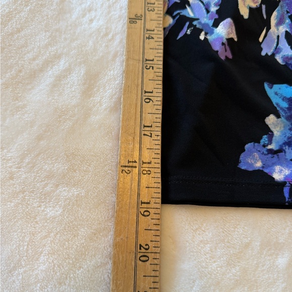 NorthStyle Fit & Flare Soft Comfort Knit Maxi Dress Sz 12-Blue-Purple-Black-EUC - Picture 7 of 11